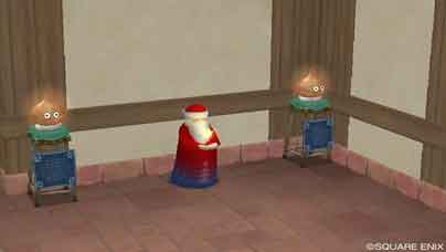 サンタのランプ(クリスマス家具)