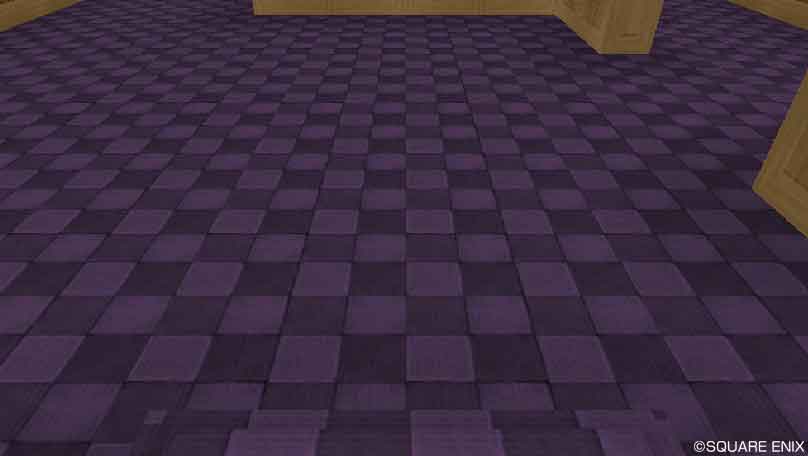市松模様の床
