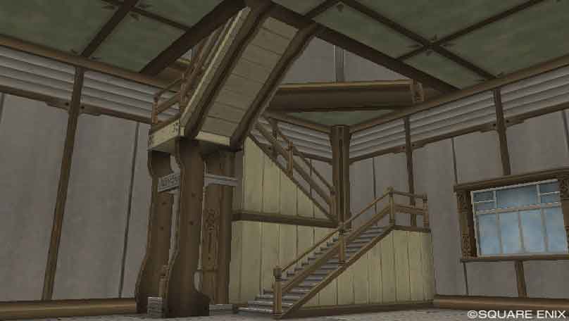 木造りの階段(1階)