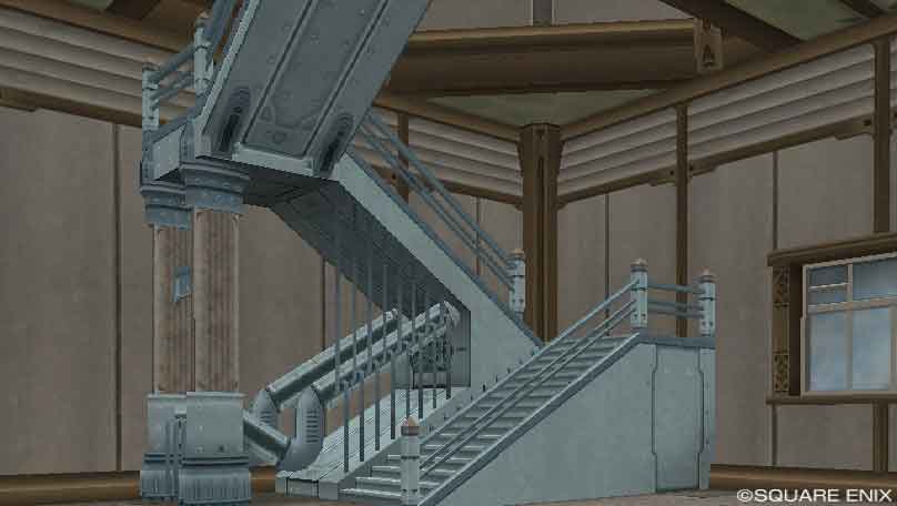 鉄の階段(1階)