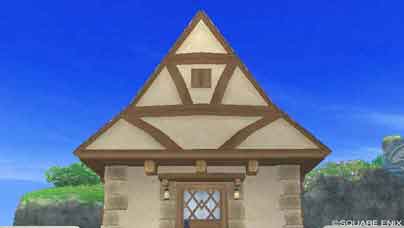 四角い家の屋根