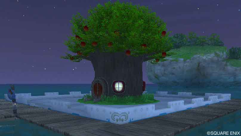 りんごの木の家(夜)