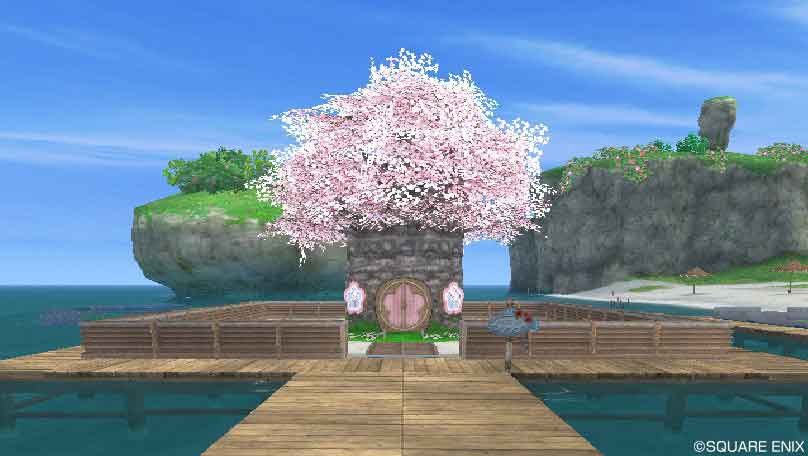桜の木の家(正面)