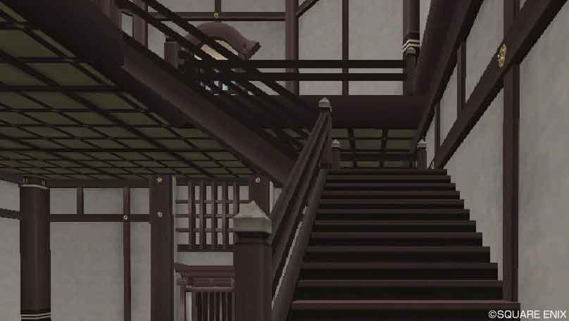 和風の家の階段