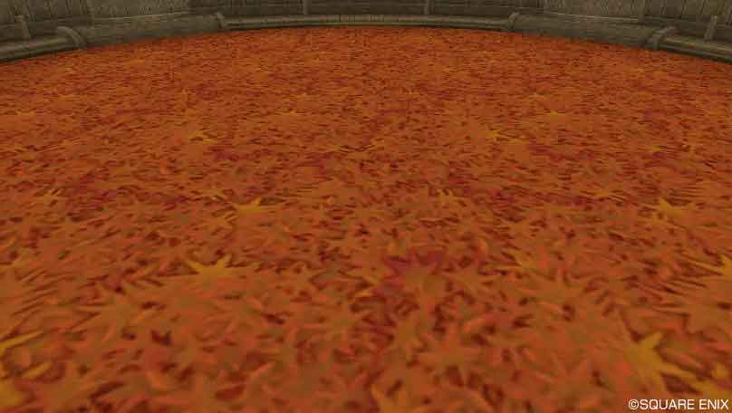紅葉の床